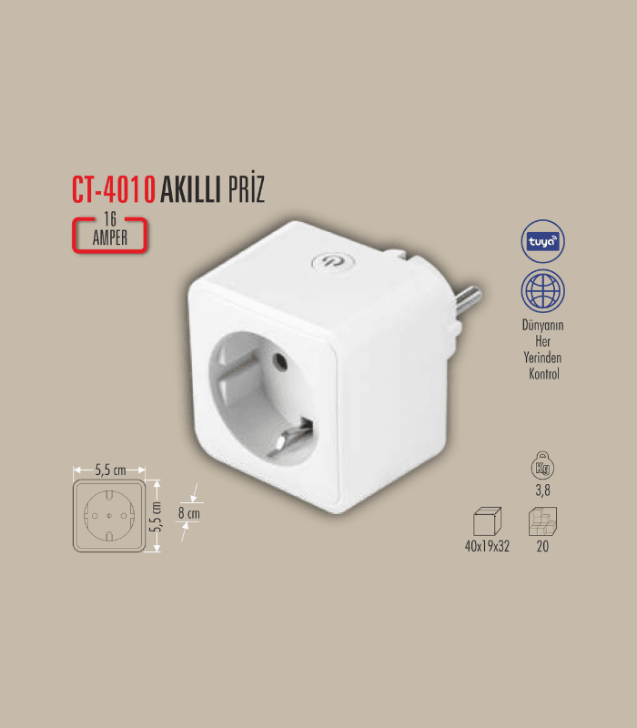 CATA CT-4010 Akıllı Priz