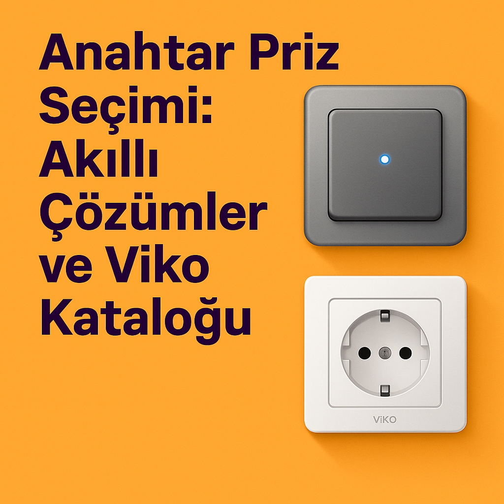 Anahtar Priz Seçimi: Akıllı Çözümler ve Viko Kataloğu
