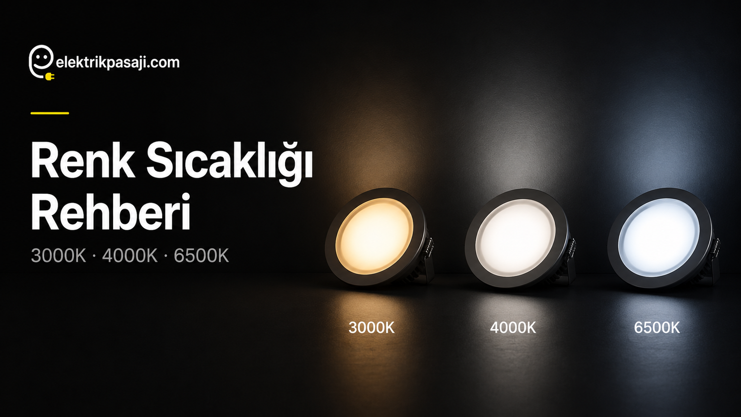 Renk Sıcaklığı (Kelvin) Rehberi: 3000K, 4000K ve 6500K Nerede Kullanılır? (2026)