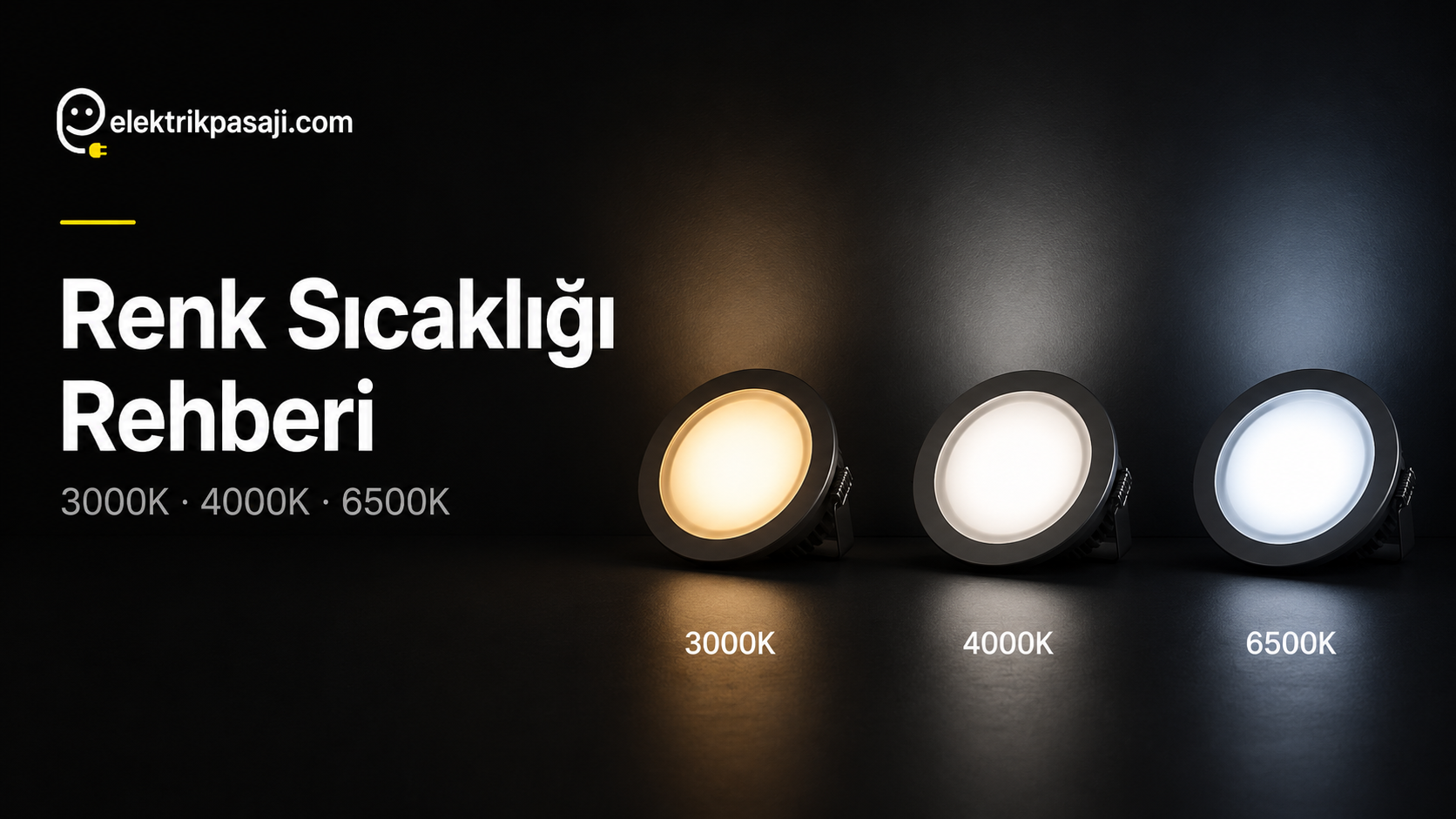 Renk Sıcaklığı (Kelvin) Rehberi: 3000K, 4000K ve 6500K Nerede Kullanılır? (2026)