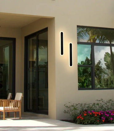 Atanur Ovlap 100 cm 24W Led Çift Yönlü Oval Duvar Aplik IP65