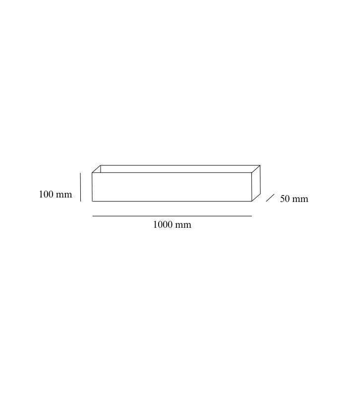 Atanur Linap 100cm 24w Led Çift Yönlü Duvar Aplik IP65