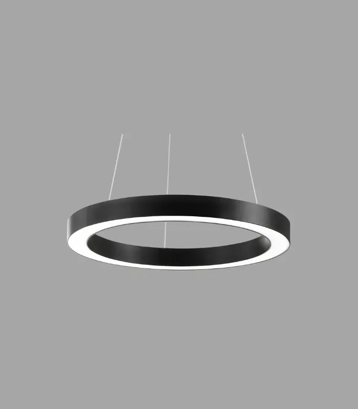 Atanur Torus 110 cm 100W Yuvarlak Halka Sarkıt Linear Armatür Beyaz 3000K - Sarı Işık Sıva Üstü ürün görseli