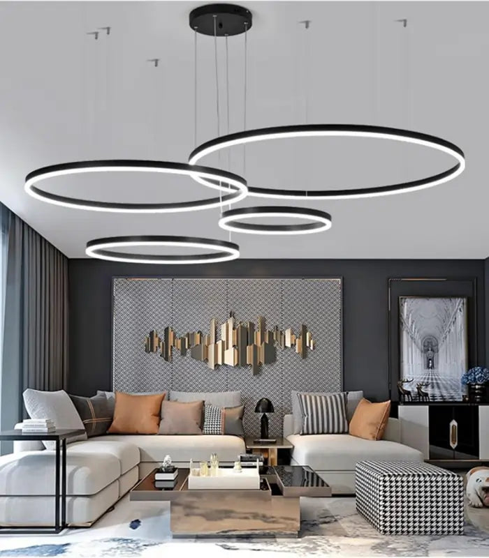 150 cm 140W Yuvarlak Halka Sarkıt Linear Armatür TORUS