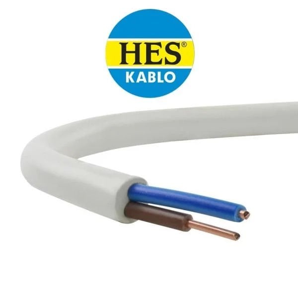 HES KABLO HES 2X4mm Antigron NYM – ElektrikPasajı