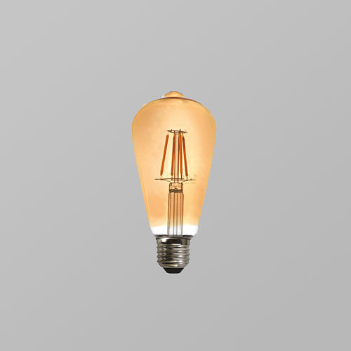 GECEM 6W ST64 E27 2700K Rustik Ampul – ElektrikPasajı