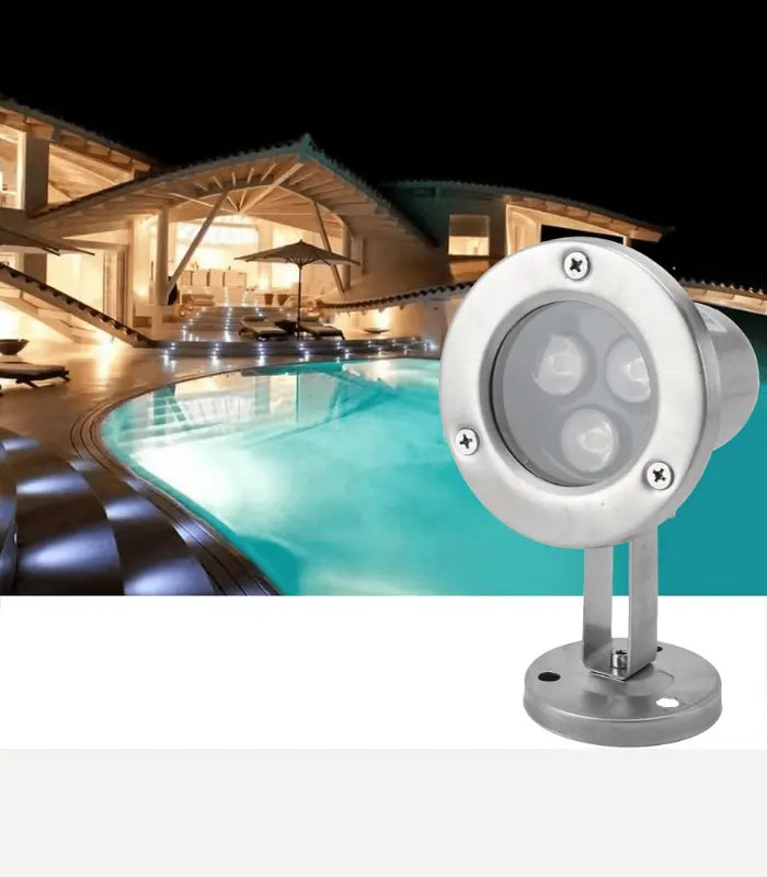 Atanur Chromium Krom Kasa S/U Havuz Aydınlatma IP68 3000K - Sarı Işık 3w 12V ürün görseli