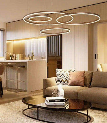 Atanur Torus 60 cm 50W Yuvarlak Halka Sarkıt Linear Armatür
