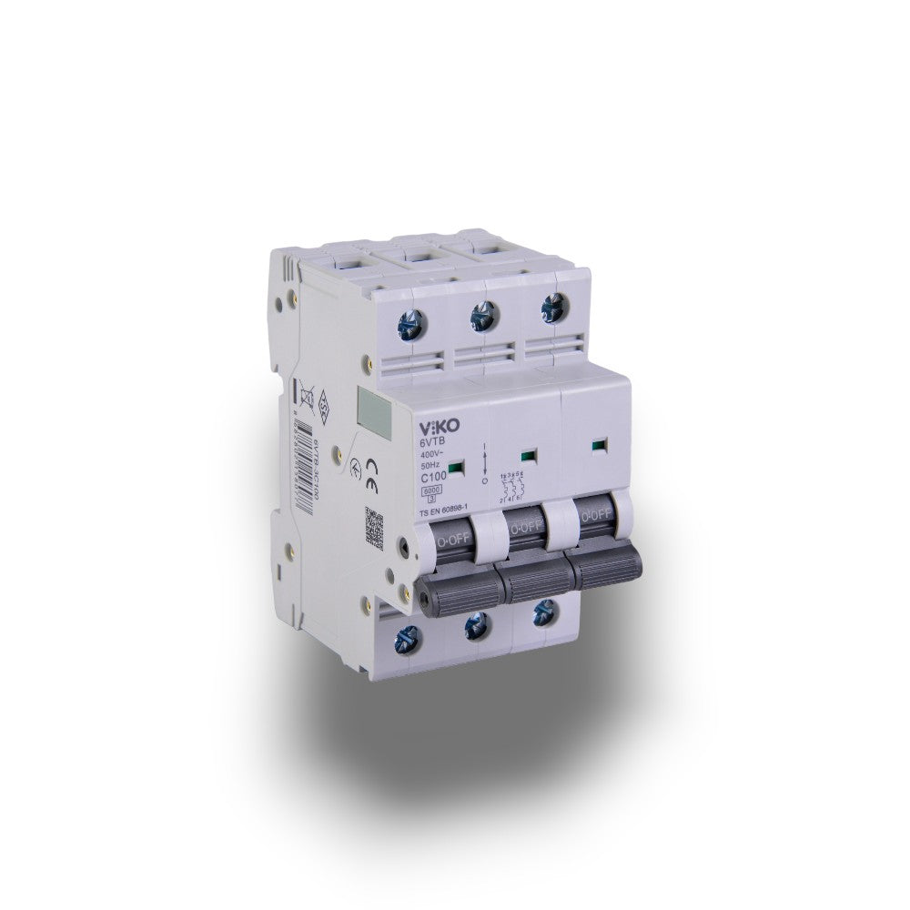 Viko 3X125A C Otomat 6kA ürün görseli