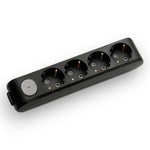 VİKO Viko Multi-let Siyah Dörtlü Anahtarlı Grup Priz Çeşitleri Klemensli – ElektrikPasajı