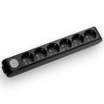 VİKO Multi̇-let Si̇yah Altılı Anahtarlı Grup Pri̇z Çeşitleri Klemensli – ElektrikPasajı