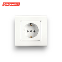 VİKO Linnera Beyaz Topraklı Pri̇z – ElektrikPasajı