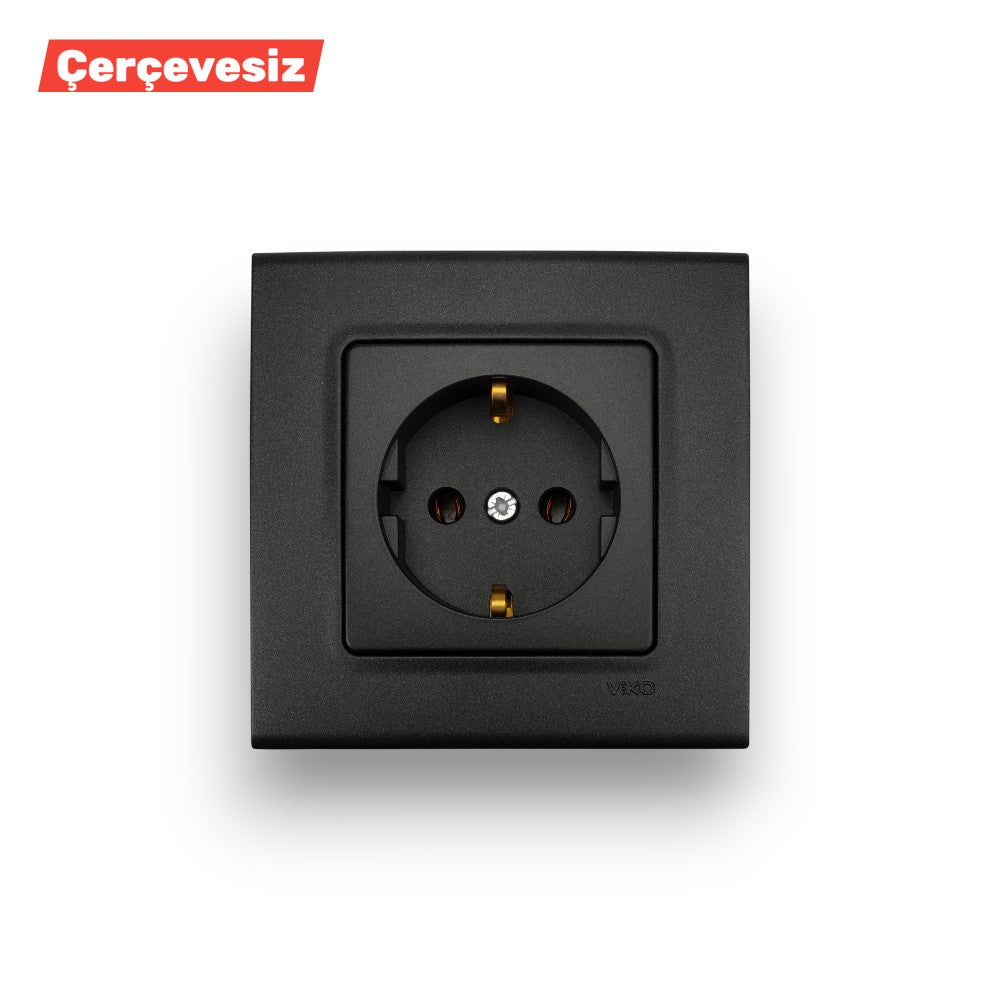 VİKO Linnera Life Gece Si̇yahı Ups Pri̇z – ElektrikPasajı