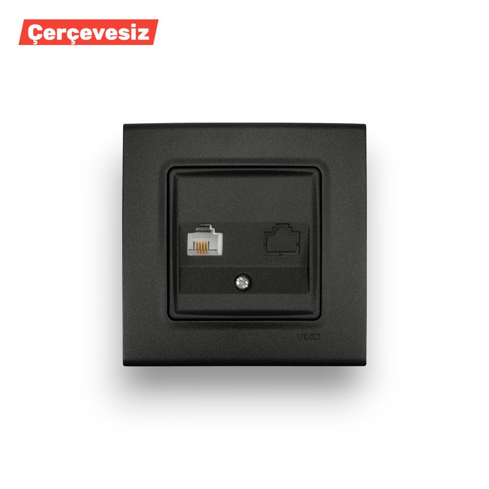 VİKO Linnera Life Gece Si̇yahı Tekli̇ Nümeri̇s Cat3 – ElektrikPasajı