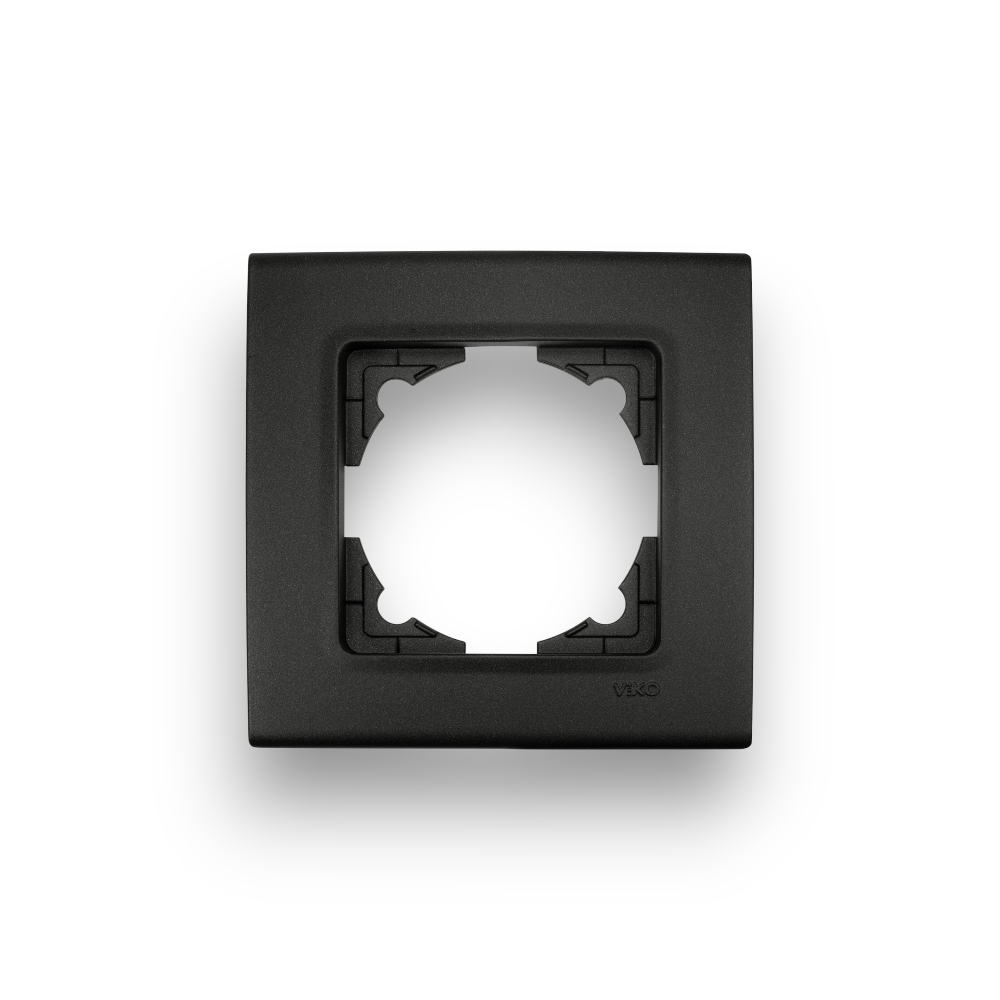 VİKO Linnera Life Gece Si̇yahı Çerçeve Çeşitleri Tekli Çerçeve – ElektrikPasajı