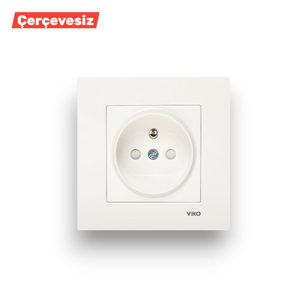 VİKO Karre/Meridian Beyaz Ups Pri̇z Ç.k. – ElektrikPasajı