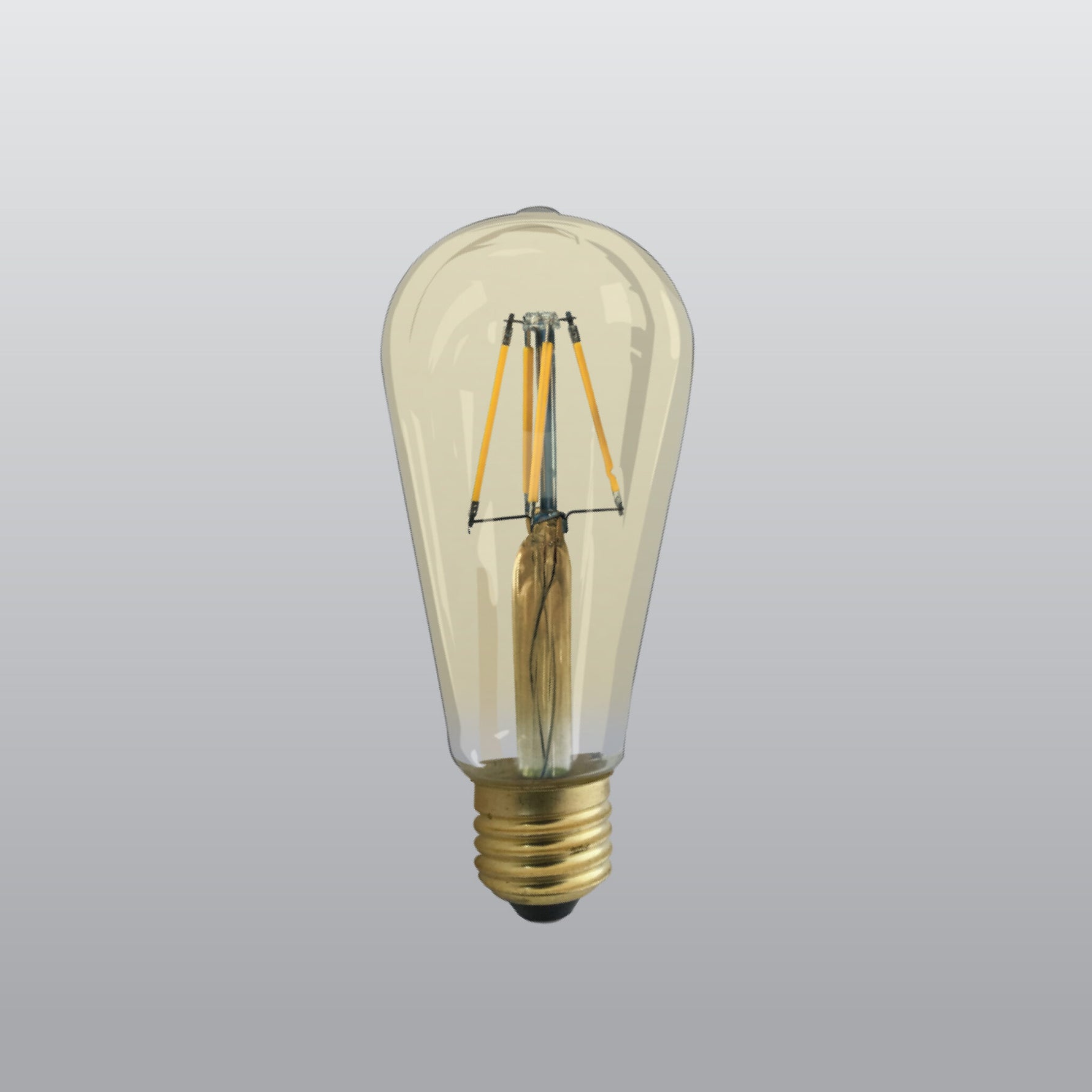 ACK LED Dekoratif Rustik Flaman Ampul - 4W E27
