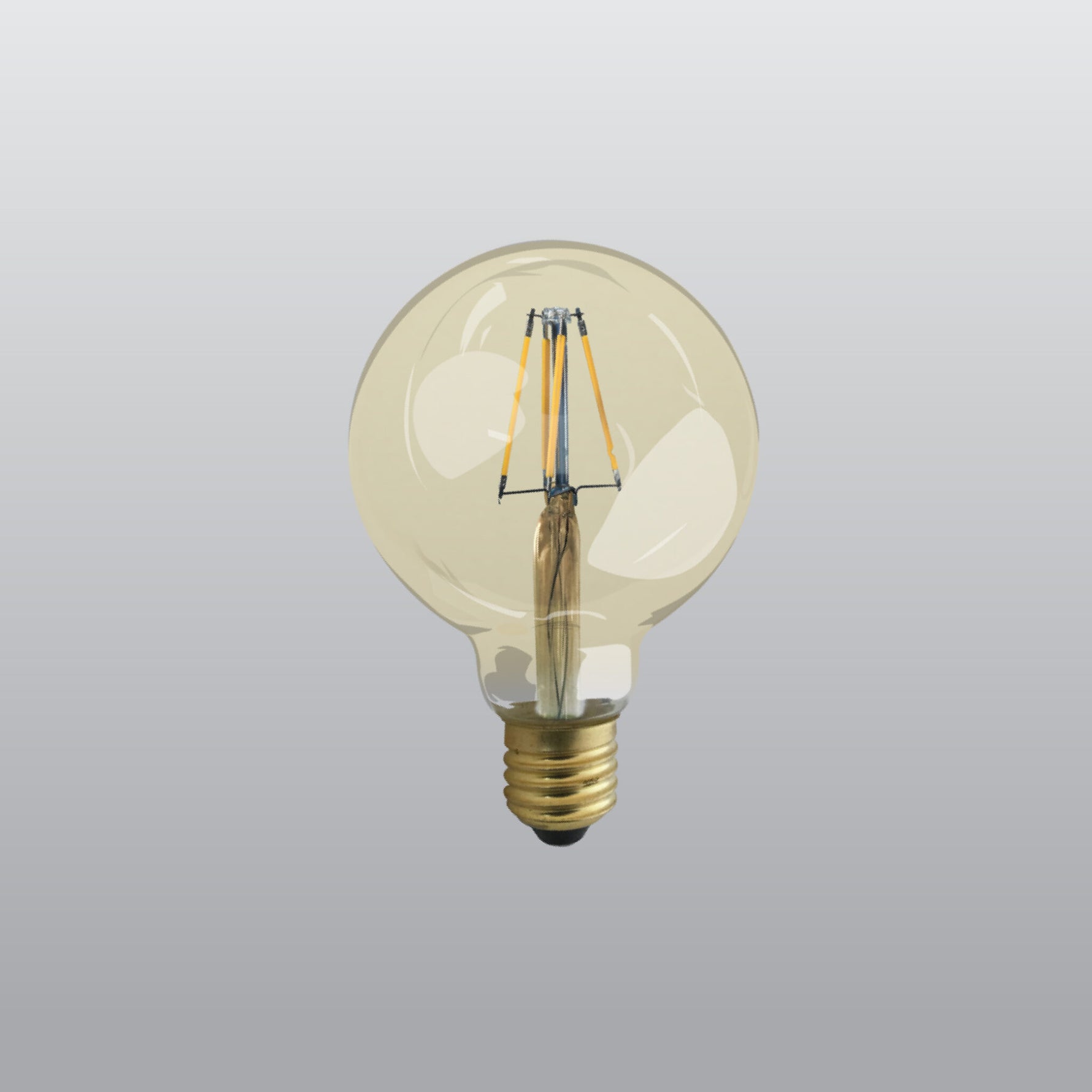 ACK LED Dekoratif Rustik Flaman Ampul - 4W E27
