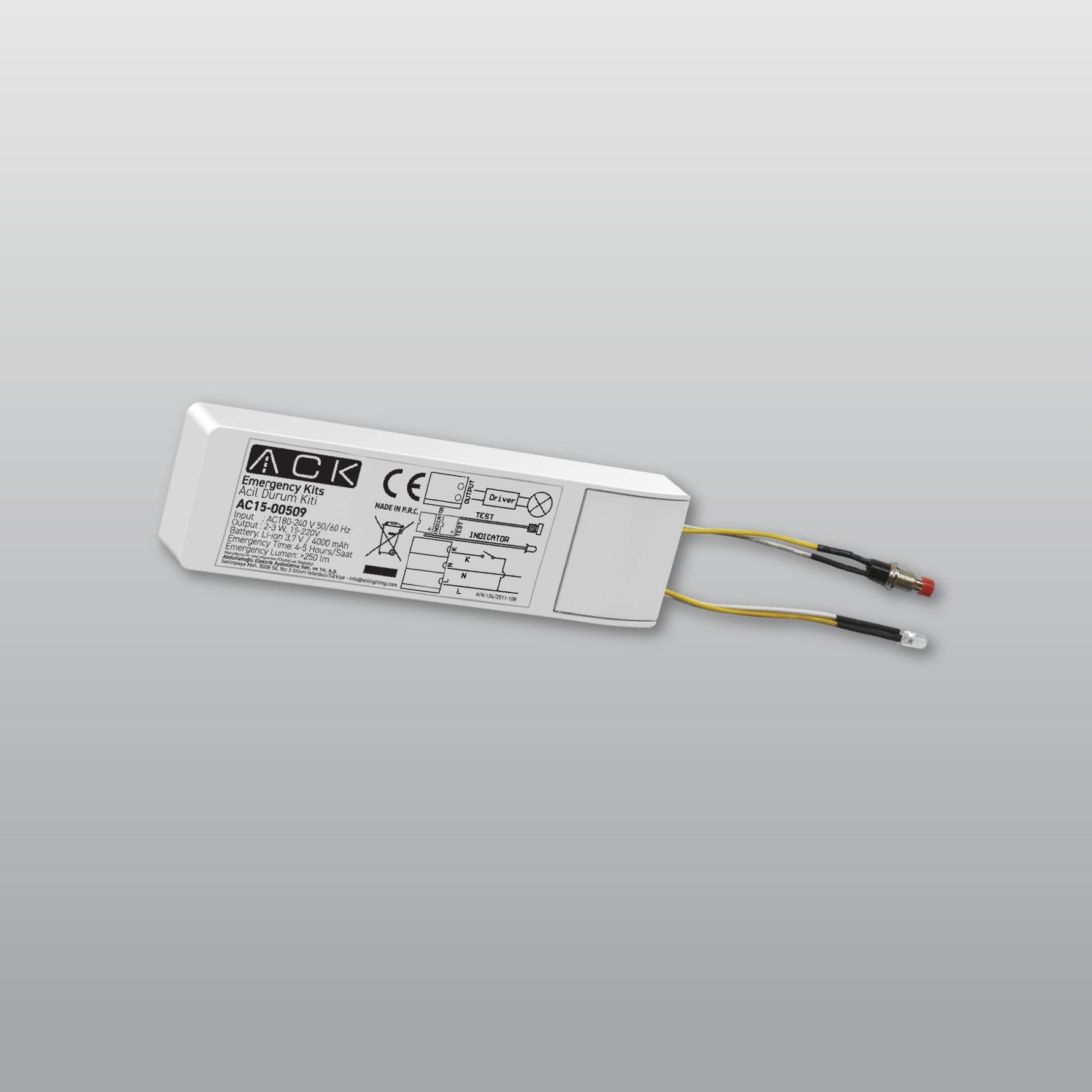 ACK LED Armatür Acil Durum Kiti