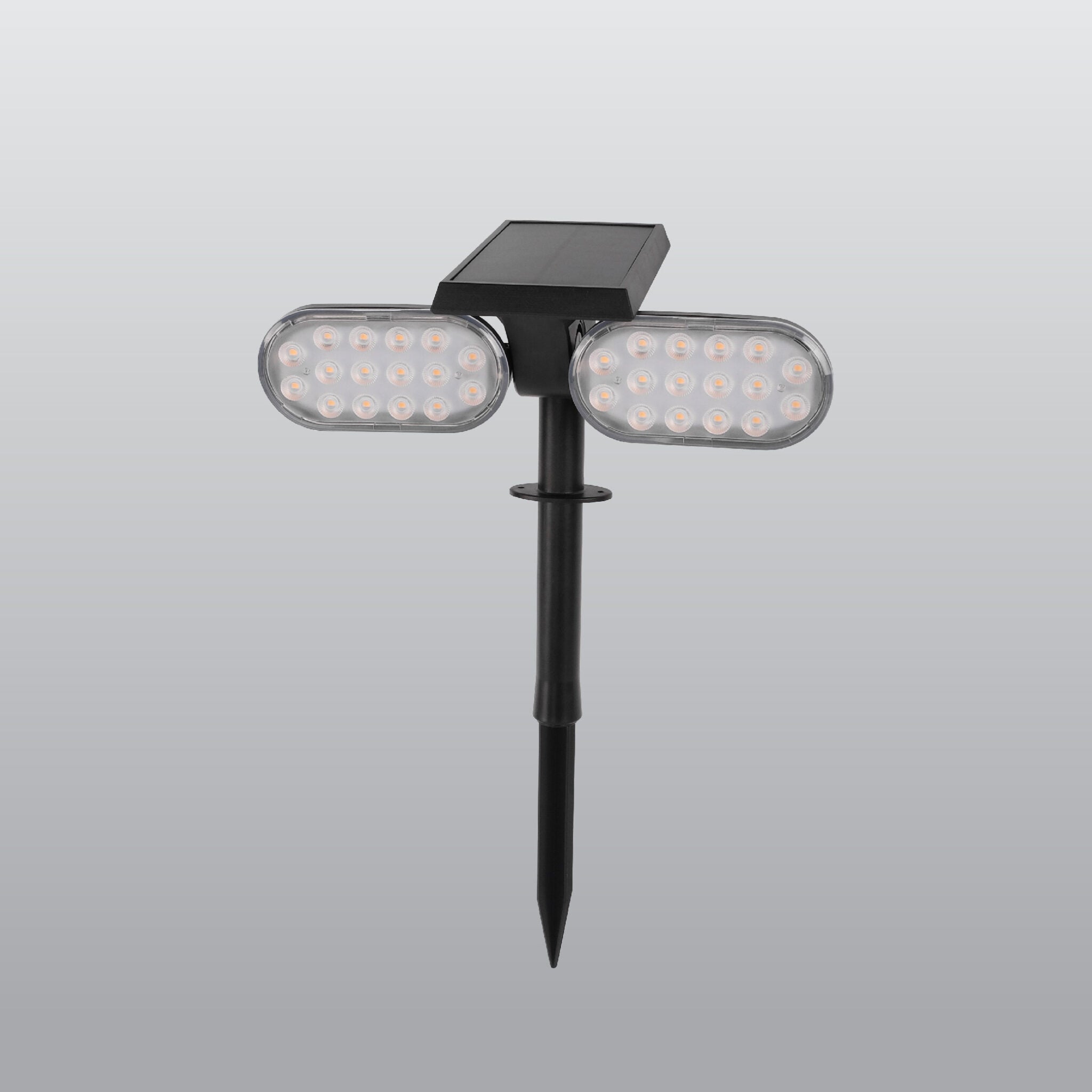 ACK Solar LED Bahçe Armatürü 16x2 LED Hareketli Panel
