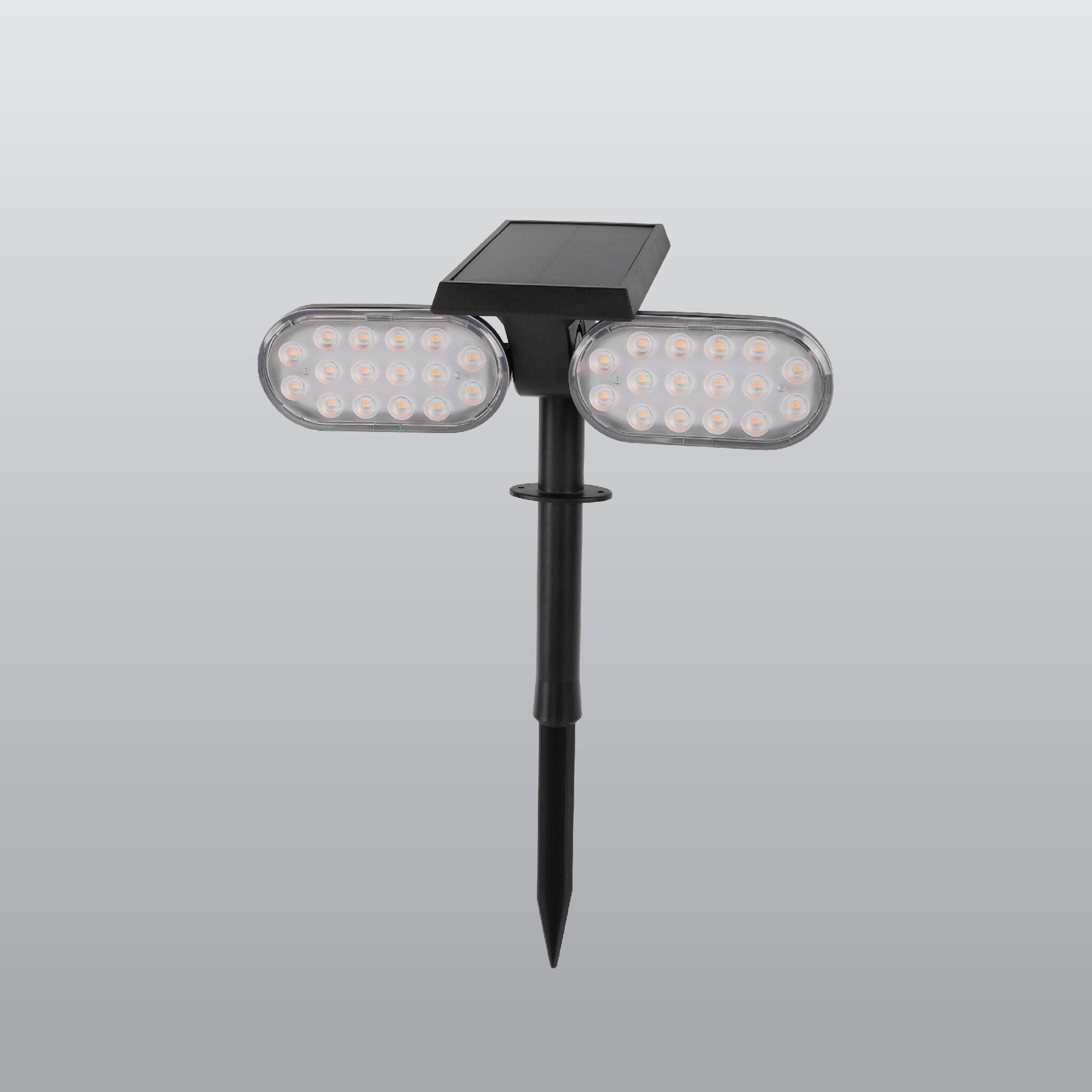 ACK Solar LED Bahçe Armatürü 16x2 LED Hareketli Panel