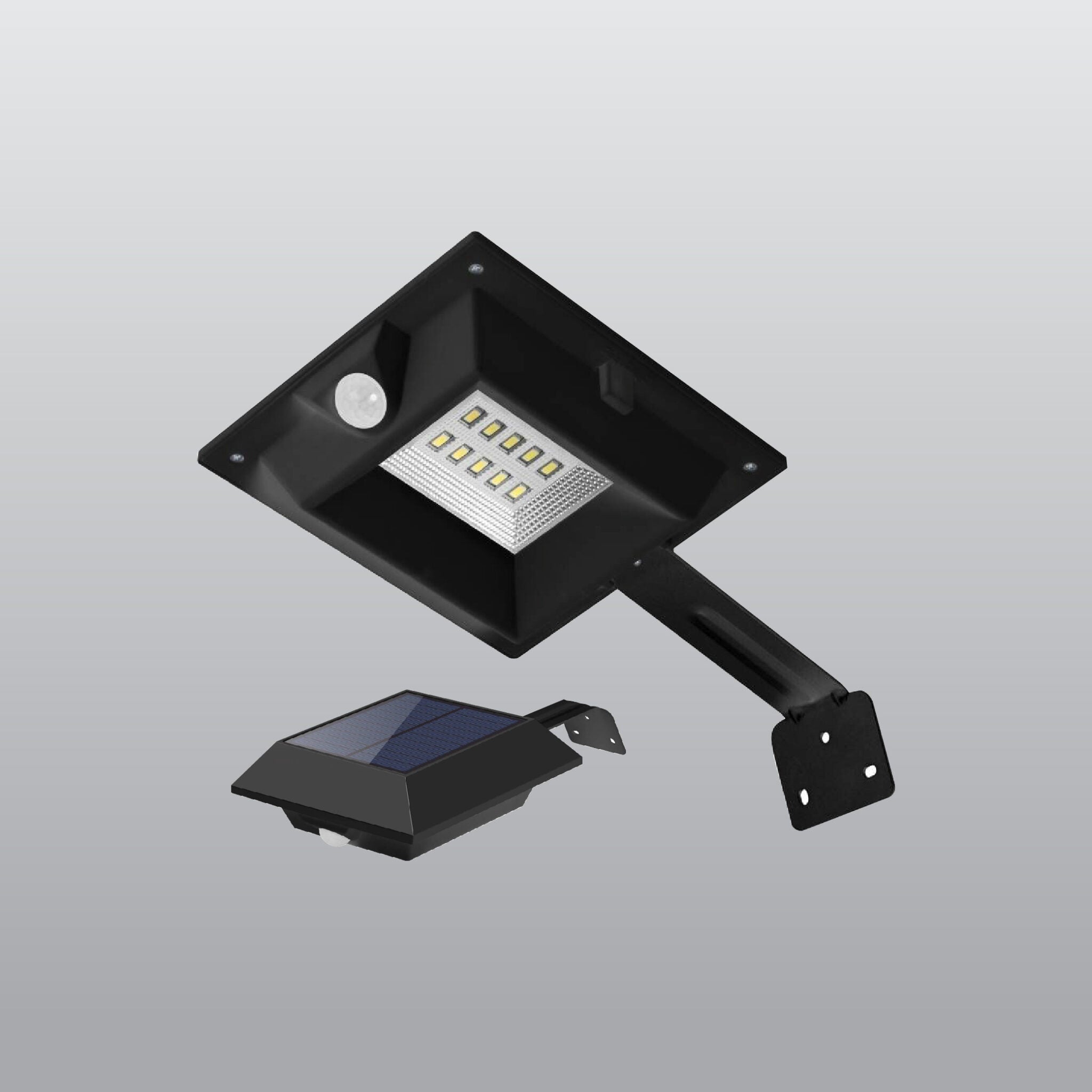 ACK Solar LED Bahçe Armatürü CCT 10 LED PIR Sensörlü