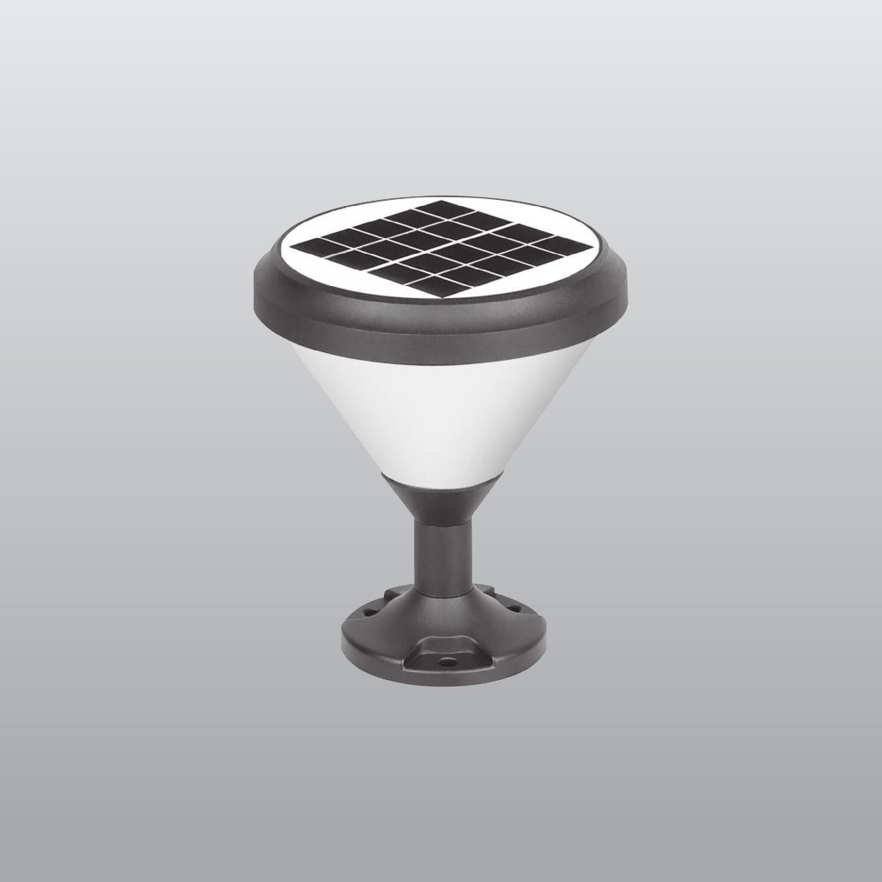 ACK Solar LED Bahçe Fener 20 LED Opak Cam