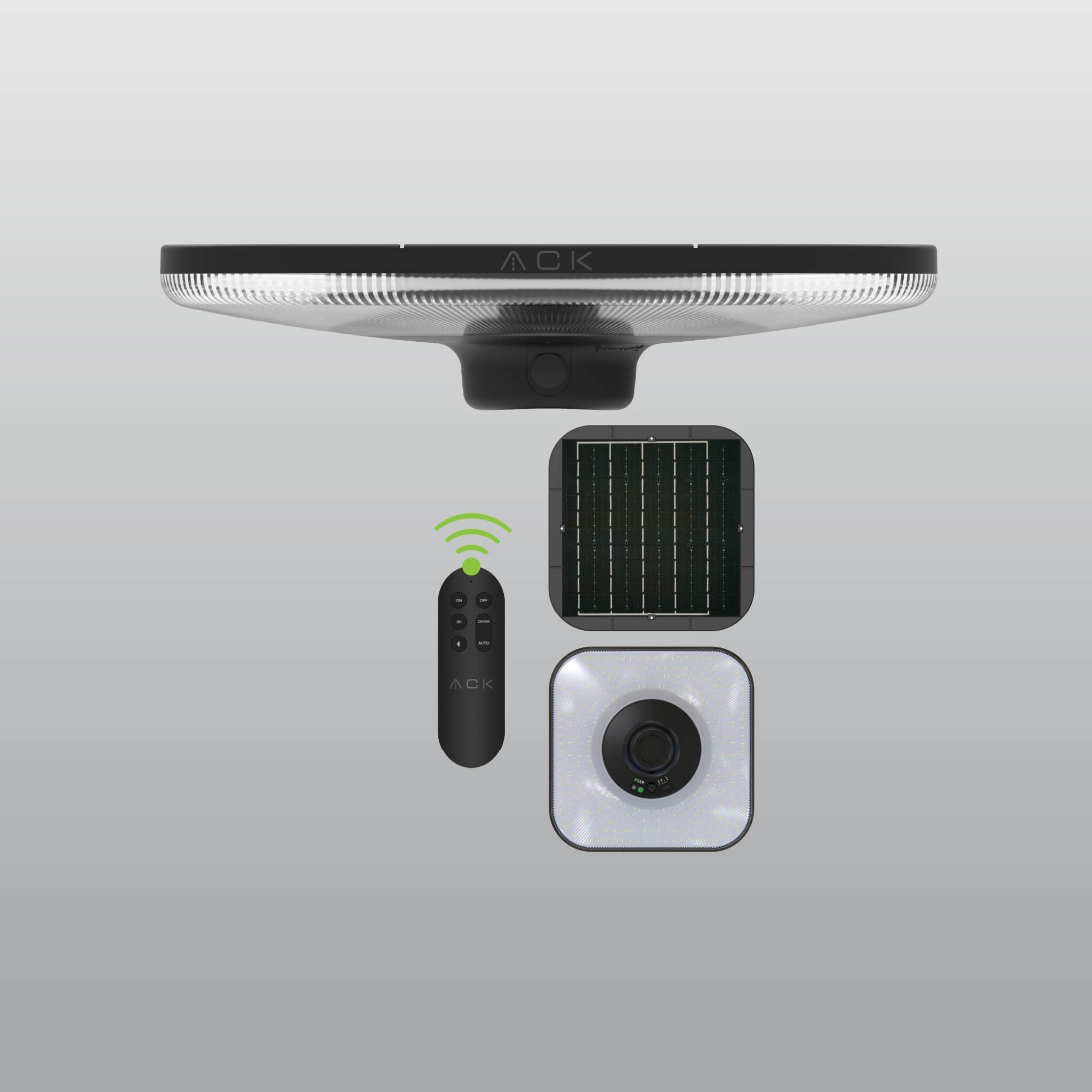ACK Solar LED Bahçe Armatürü CCT 3800lm