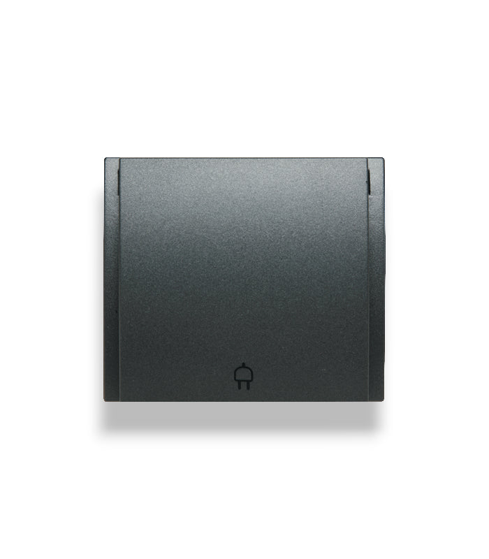 Panasonic Thea Blu Kapaklı Topraklı Priz Kapak