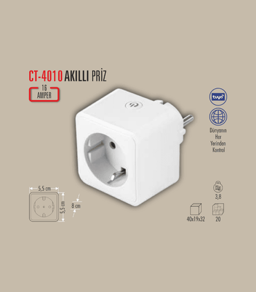 CATA CT-4010 Akıllı Priz