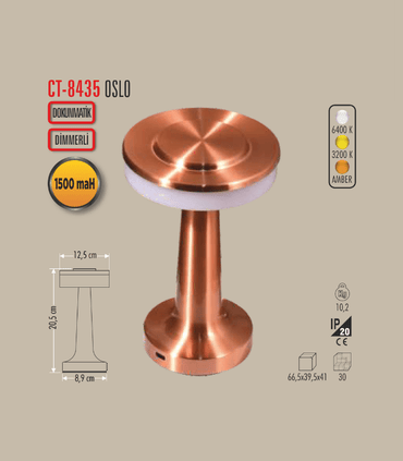CATA CT-8435 Oslo Dekoratif Masa Lambası