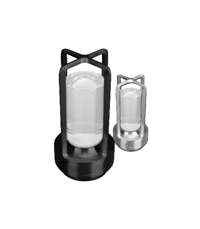 CATA CT-8439 Vegas Dekoratif Masa Lambası Gümüş Gri ürün görseli