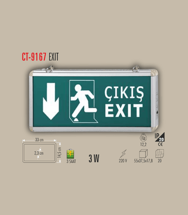 CATA CT-9167 Exit Armatürü