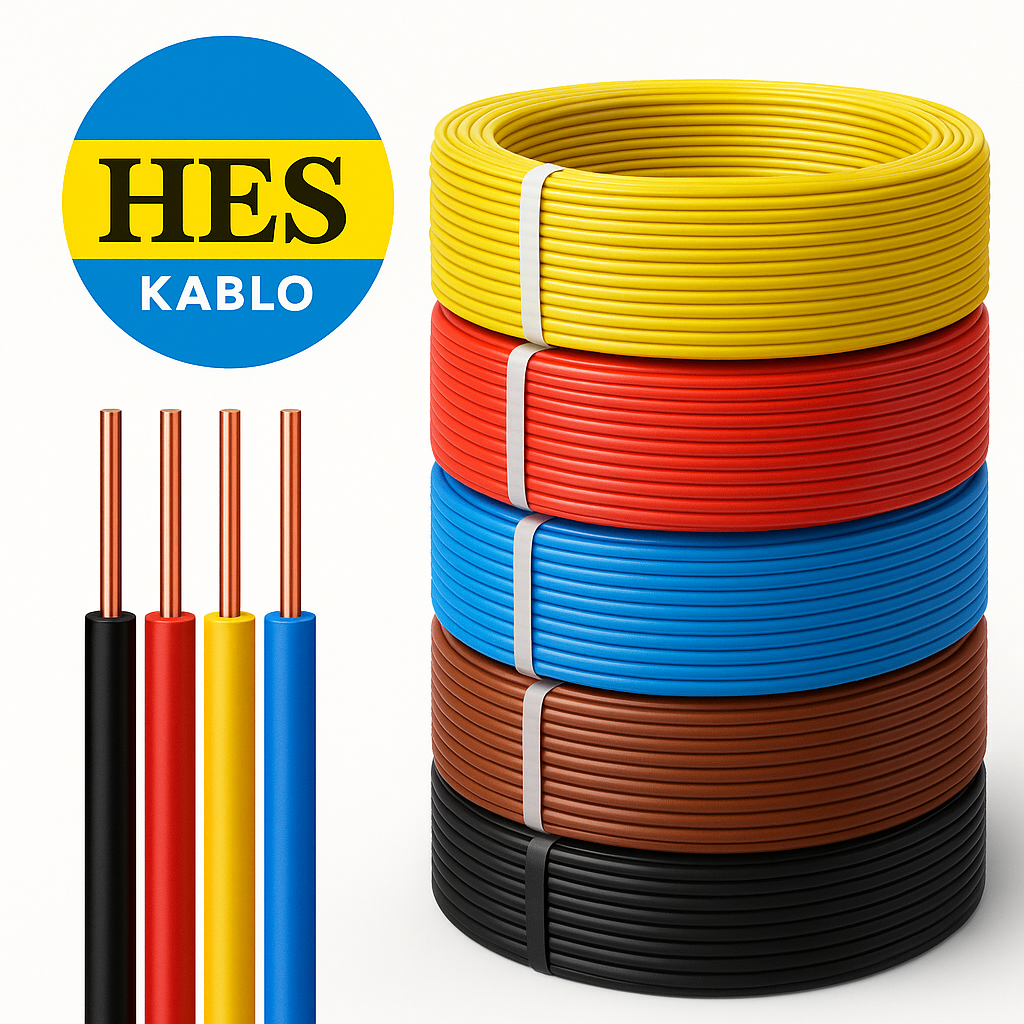 HES KABLO H07V-U 2,5 LUK NYA Kablo Kahverengi ürün görseli
