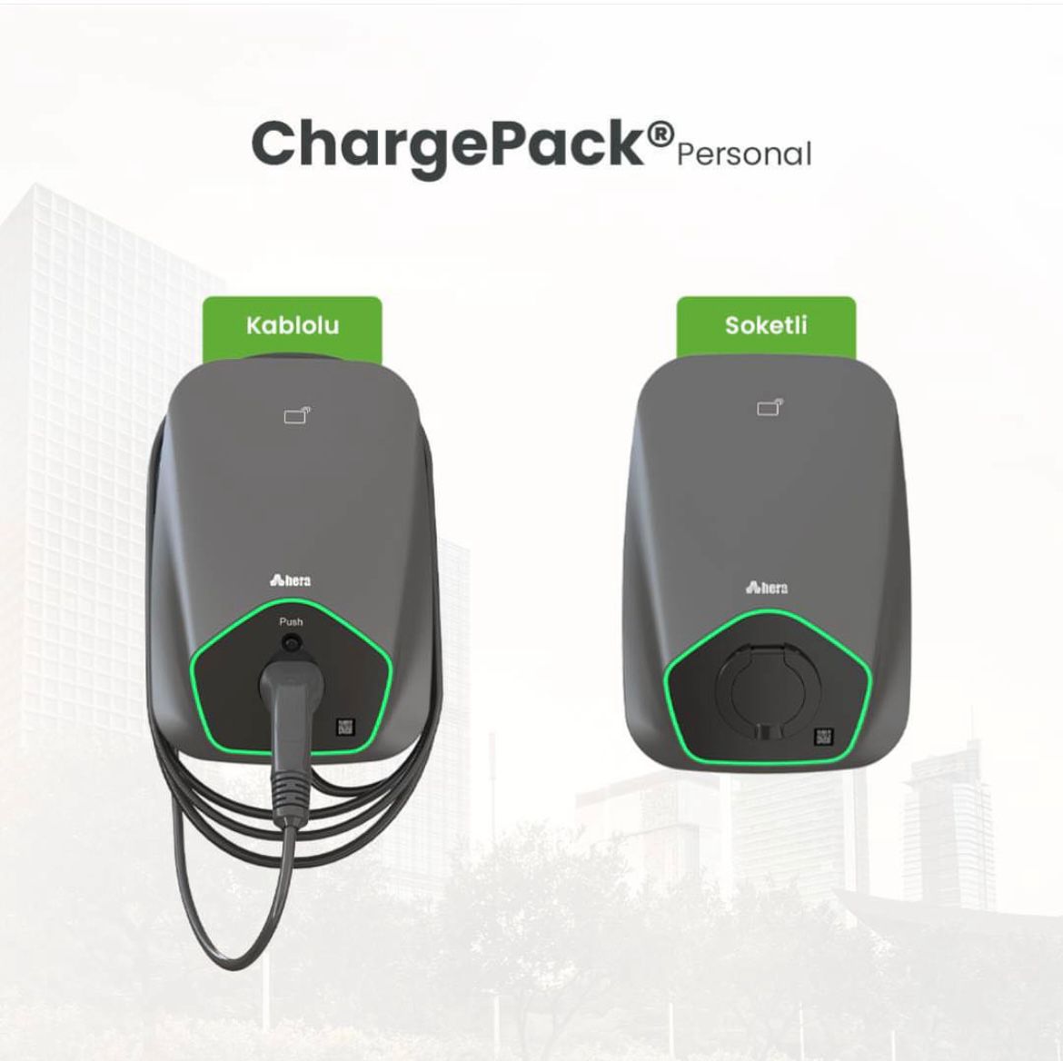 Hera Chargepack® Personal Tip2 Elektrikli Araç Şarj Ünitesi