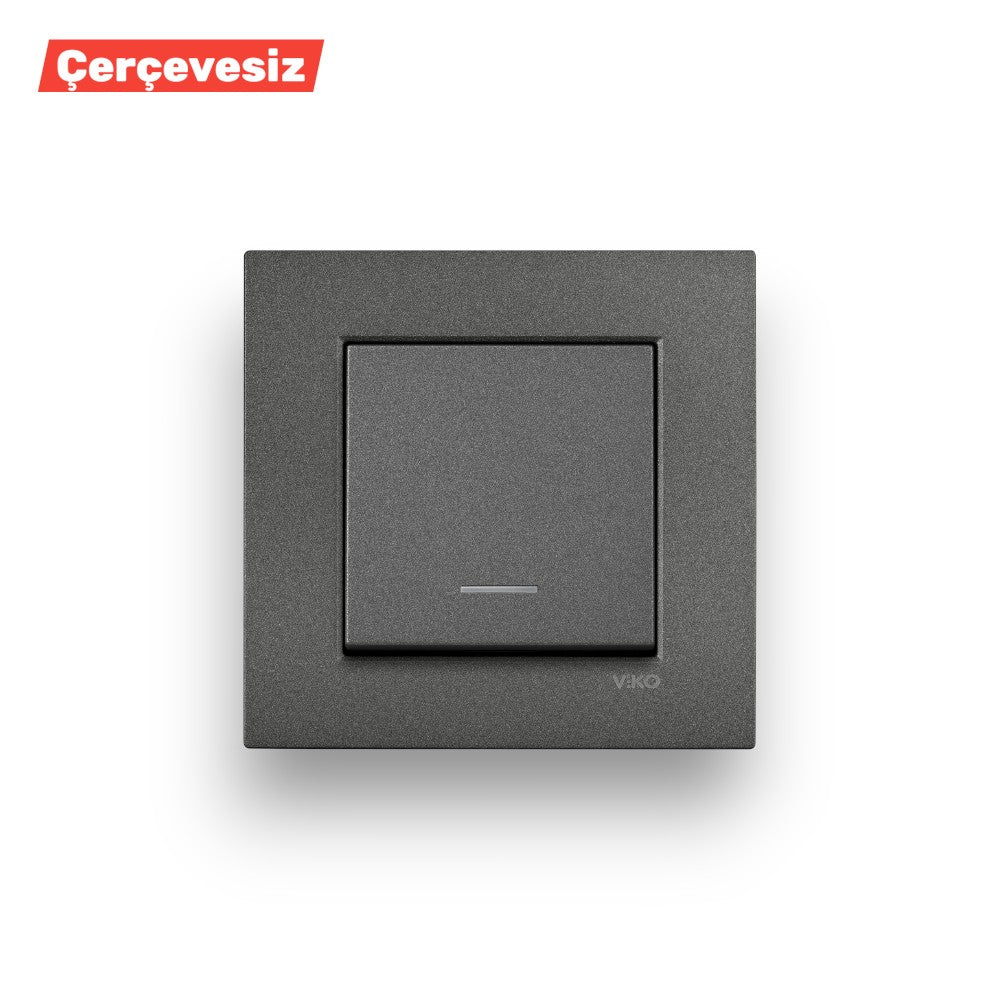 PANASONIC Novella-Trenda Işıklı Anahtar Gümüş – ElektrikPasajı