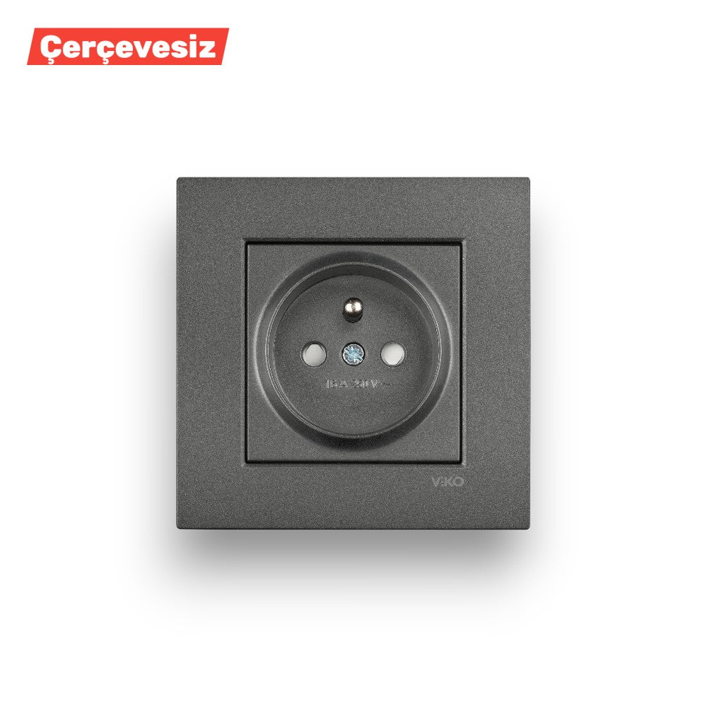 PANASONIC Novella-Trenda Ups Pri̇z Ç.k. Gümüş – ElektrikPasajı