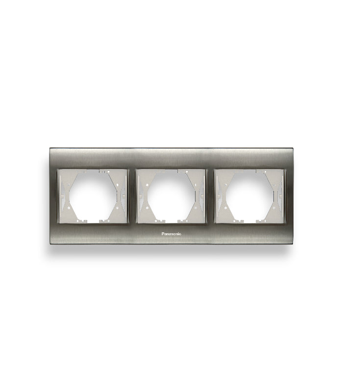 Panasonic Thea Blu Üçlü Yatay Çerçeve