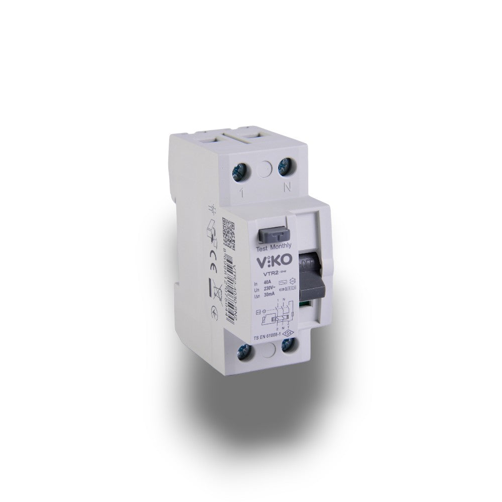 Viko 2X25A 300mA Kaçak Akım Koruma Rölesi ürün görseli