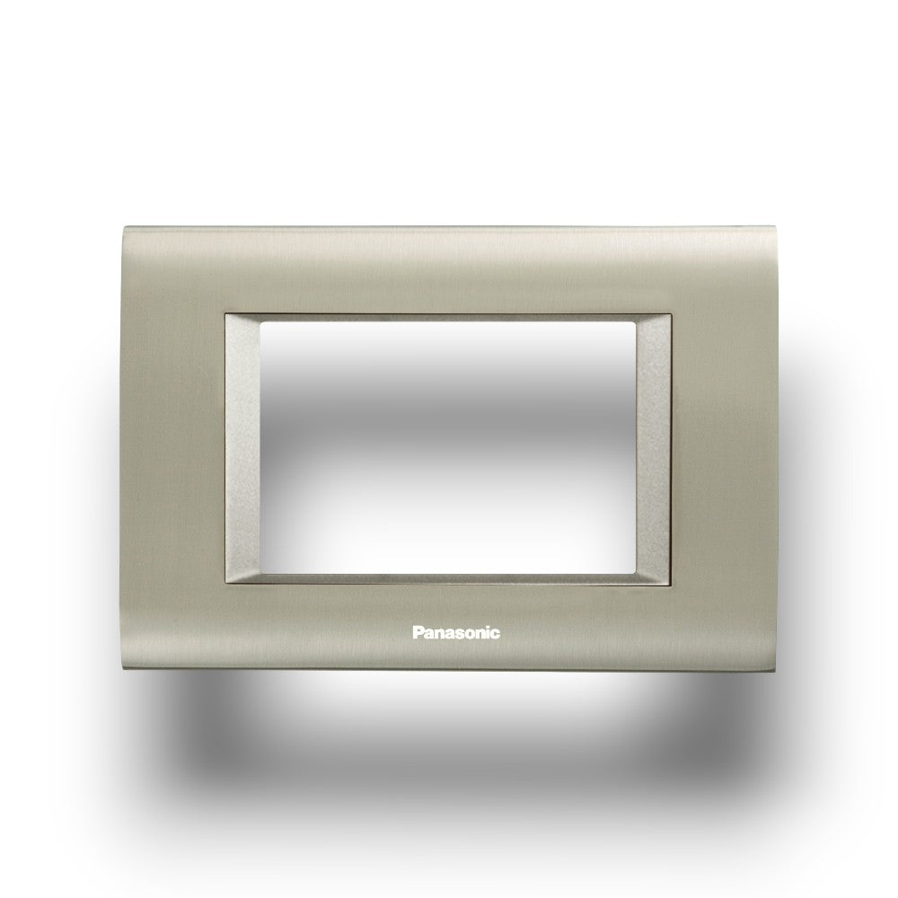 PANASONIC Si̇stema Inox Matt+Metalik Beyaz Çerçeveler 2m Çerçeve – ElektrikPasajı