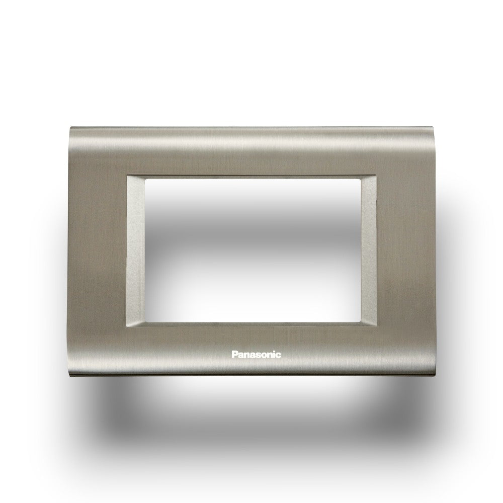 PANASONIC Si̇stema Inox+Metalik Beyaz Çerçeveler 2m Çerçeve – ElektrikPasajı