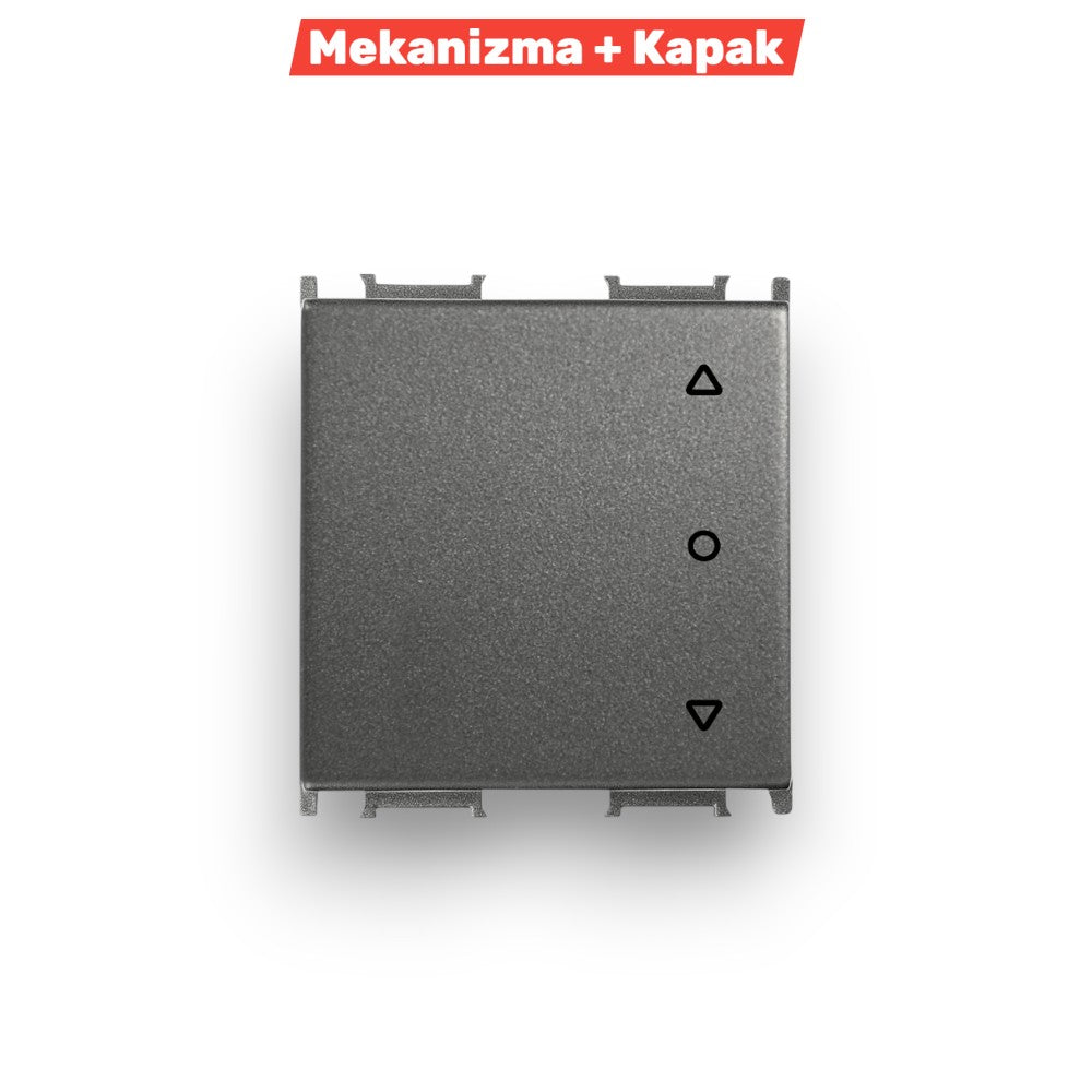 PANASONIC Modüler Tek Düğmeli Jaluzi Anahtarı 2m Opak Beyaz – ElektrikPasajı