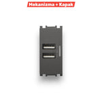 PANASONIC Modüler Usb Pri̇z 1m 5v-2a Opak Beyaz – ElektrikPasajı