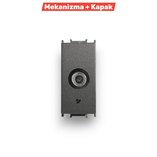 PANASONIC Modüler Uydu Prizi F Konlu Sonlu Opak Beyaz – ElektrikPasajı
