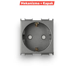 PANASONIC Modüler Toprakli Pri̇z Ç.k. Opak Beyaz – ElektrikPasajı