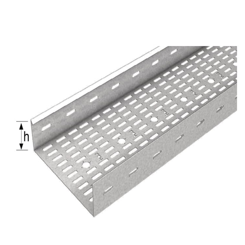 Ray 400mm Ağır Hizmet Kablo Kanalı h:40 L:2500mm Kalınlık :1,2mm – ElektrikPasajı