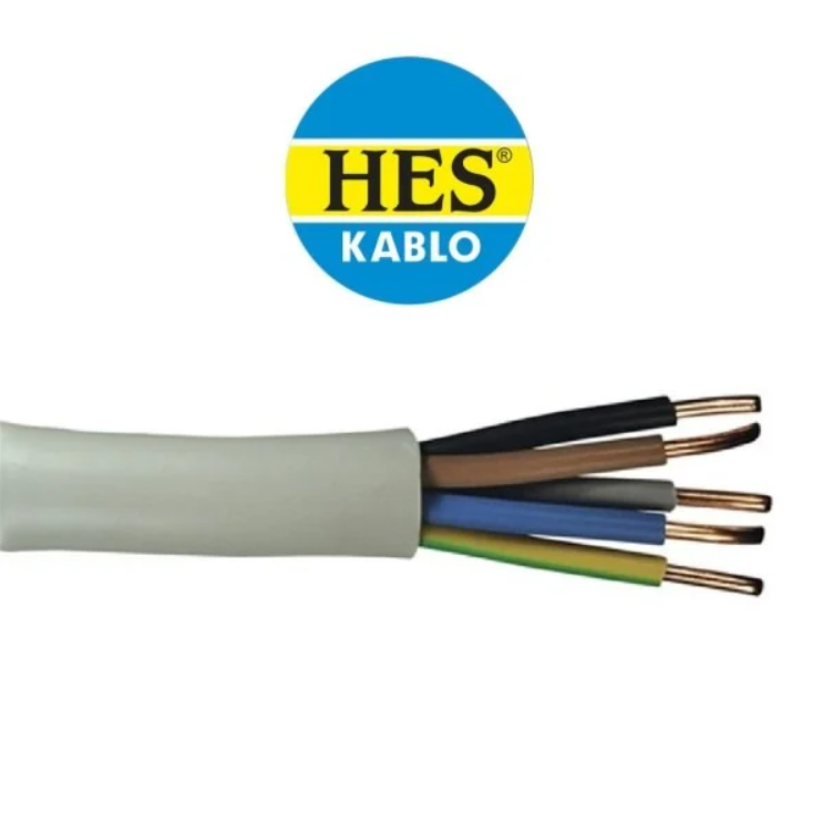 HES KABLO HES 5X4mm Antigron NYM – ElektrikPasajı