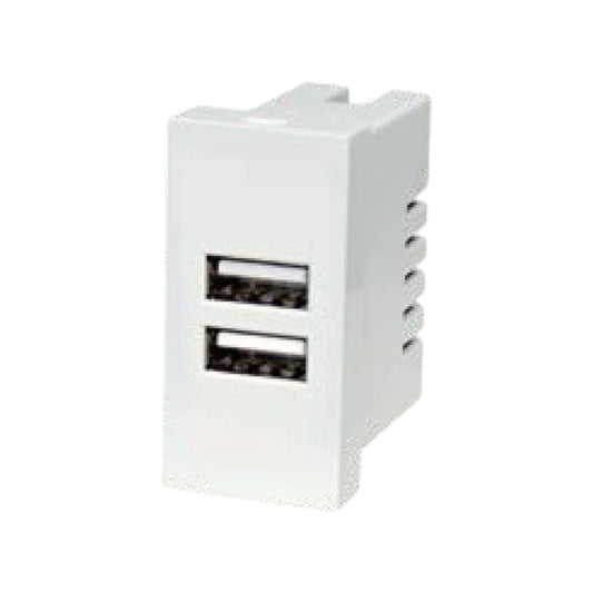 45X22,5 2li Usb Şarj Prizi 5V 2,1A