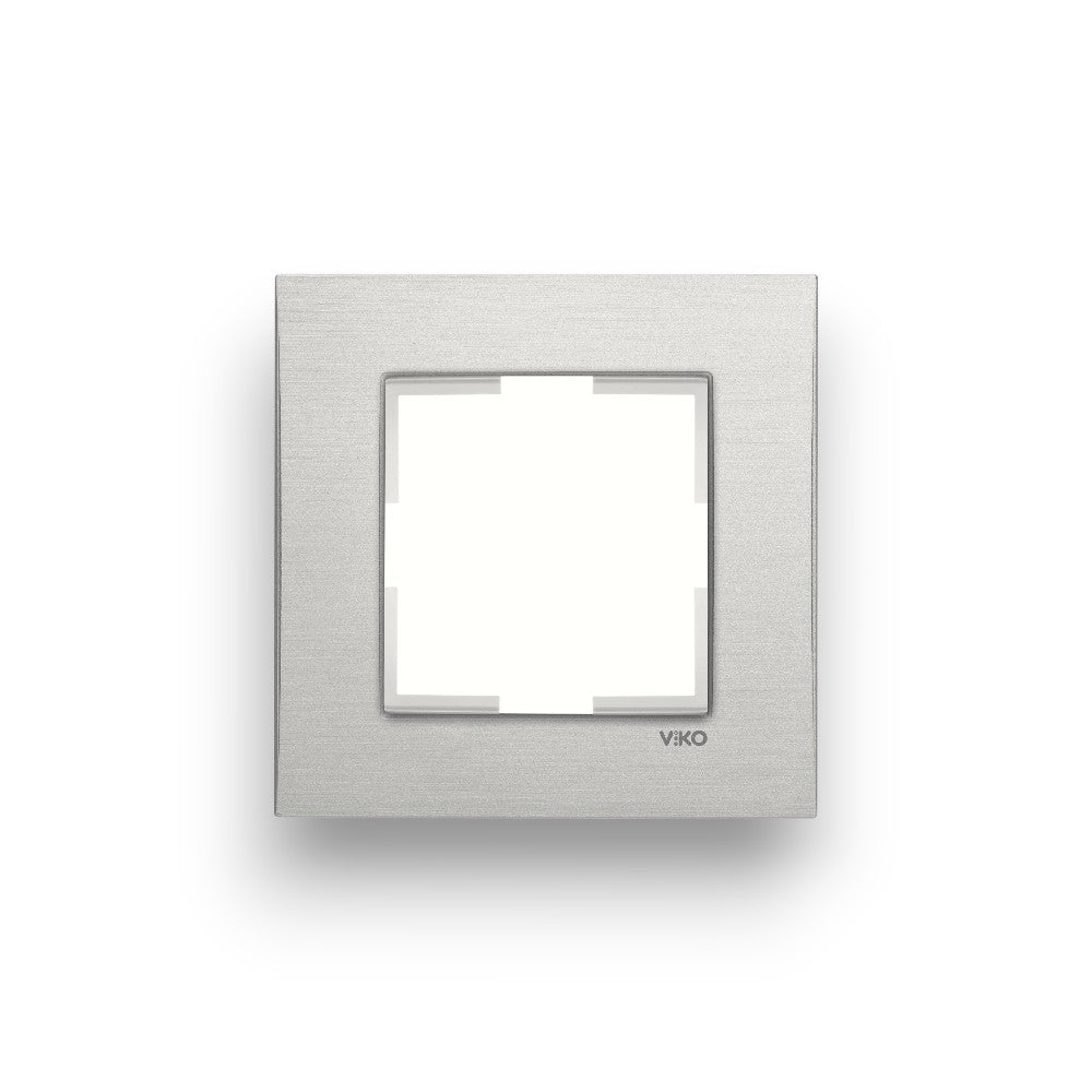 PANASONIC Novella Eloxal Gümüş Çerçeve Tekli – ElektrikPasajı