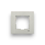 VİKO Novella Metalik Beyaz Çerçeve Çeşitleri Tekli Çerçeve – ElektrikPasajı